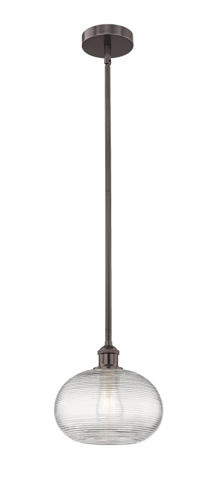 Ithaca - 1 Light - 10 inch - Oil Rubbed Bronze - Cord hung - Mini Pendant