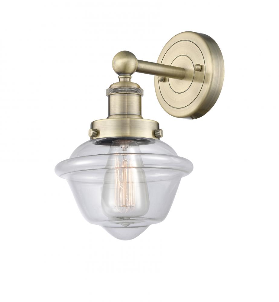 Oxford - 1 Light - 7 inch - Antique Brass - Sconce