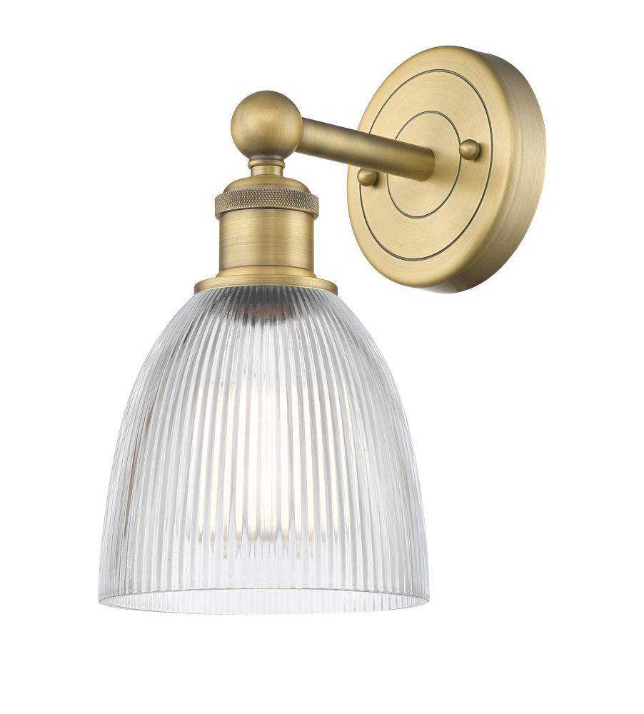 Castile - 1 Light - 6 inch - Brushed Brass - Sconce