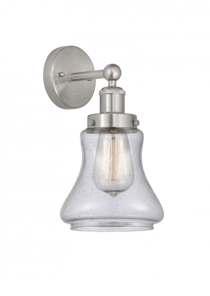 Bellmont - 1 Light - 6 inch - Brushed Satin Nickel - Sconce