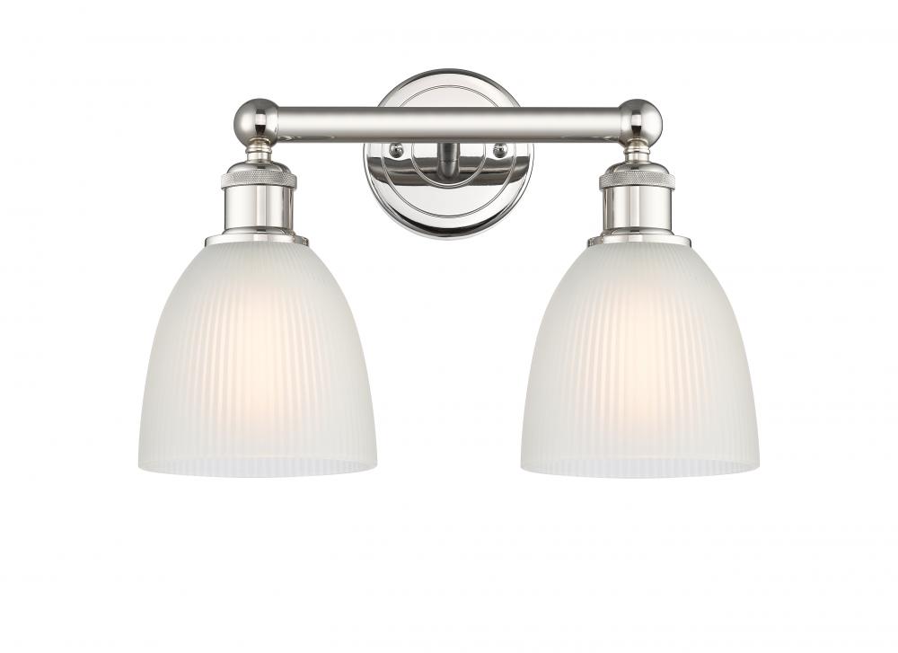 Castile - 2 Light - 15 inch - Polished Nickel - Bath Vanity Light