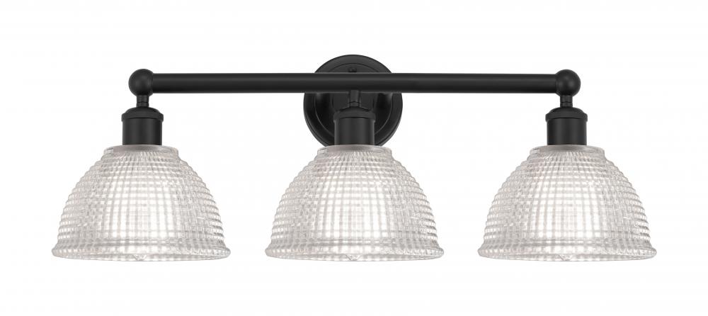 Arietta - 3 Light - 26 inch - Matte Black - Bath Vanity Light