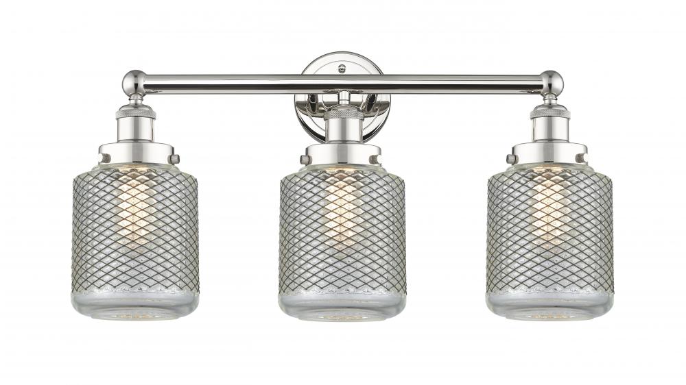 Stanton - 3 Light - 24 inch - Polished Nickel - Bath Vanity Light