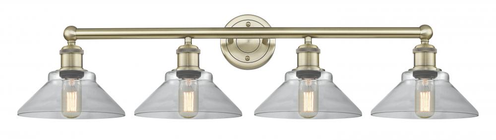 Orwell - 4 Light - 35 inch - Antique Brass - Bath Vanity Light