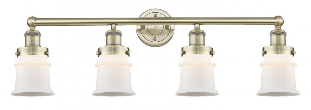 Canton - 4 Light - 32 inch - Antique Brass - Bath Vanity Light