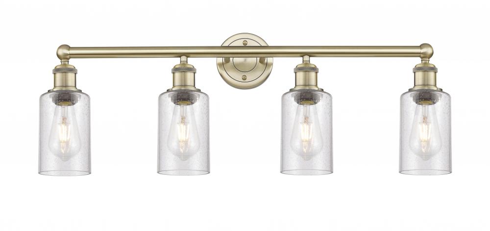 Clymer - 4 Light - 31 inch - Antique Brass - Bath Vanity Light