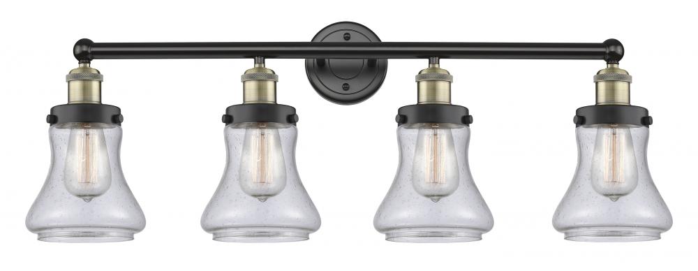 Bellmont - 4 Light - 33 inch - Black Antique Brass - Bath Vanity Light