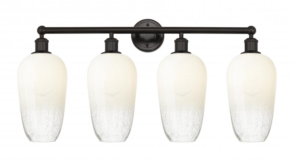 Brookhaven Flute - 4 Light - 34 inch - Oil Rubbed Bronze - Bath Vanity Light