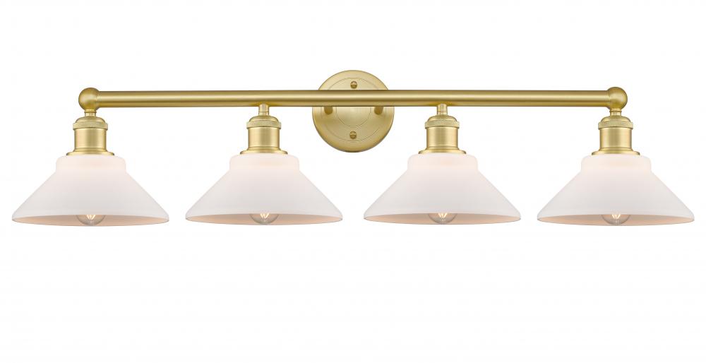 Orwell - 4 Light - 35 inch - Satin Gold - Bath Vanity Light