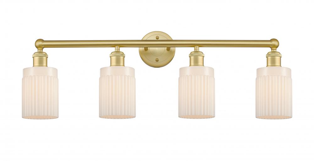 Hadley - 4 Light - 32 inch - Satin Gold - Bath Vanity Light