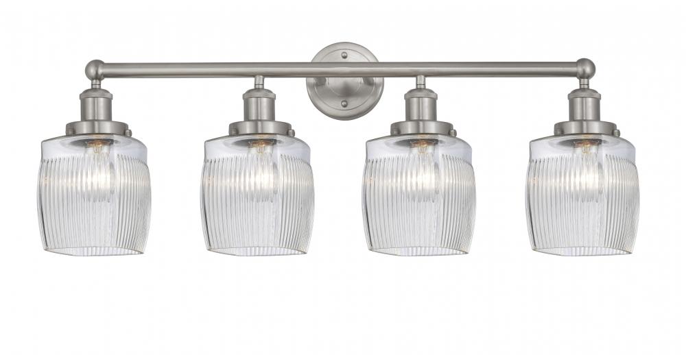 Colton - 4 Light - 33 inch - Brushed Satin Nickel - Bath Vanity Light