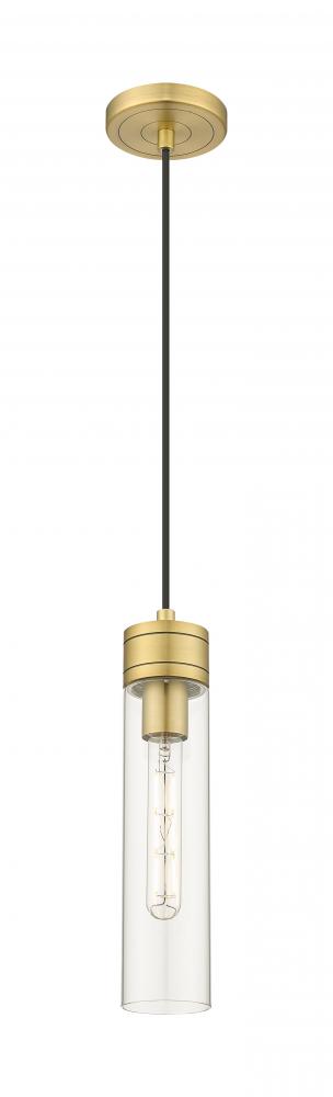 Boreas - 1 Light - 3 inch - Brushed Brass - Cord Hung - Mini Pendant