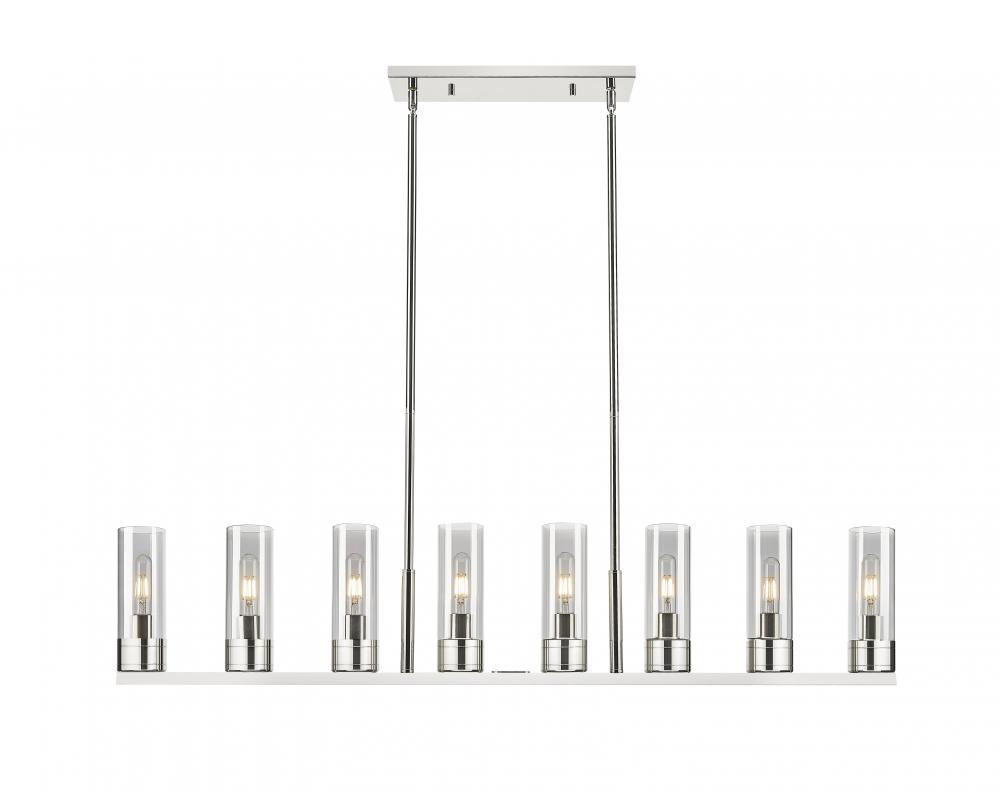 Boreas - 6 Light - 48 inch - Polished Nickel - Linear Pendant