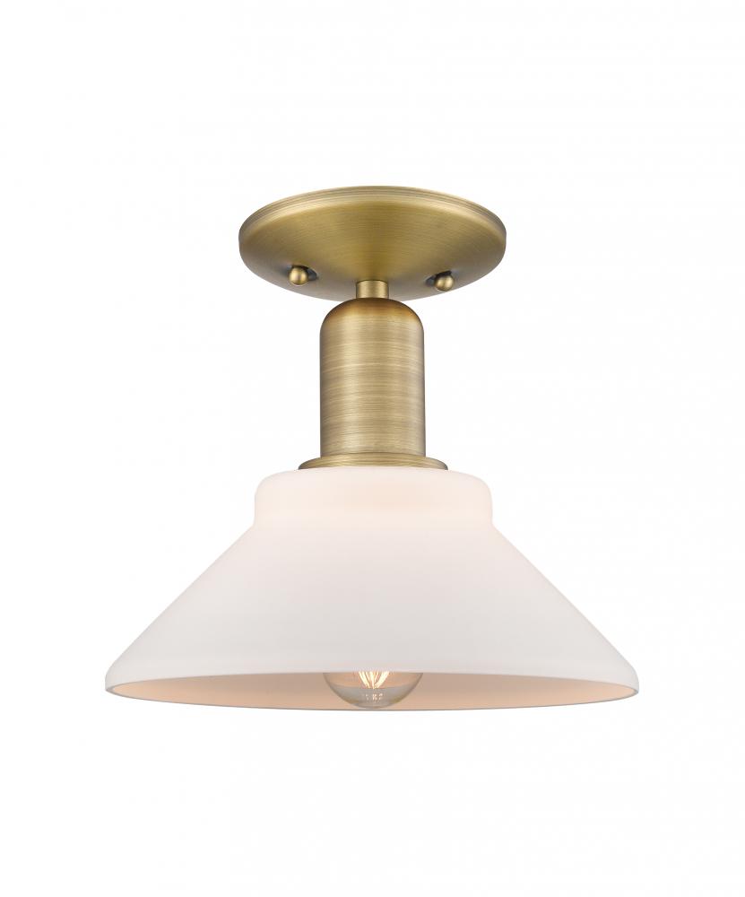 Orwell - 1 Light - 8 inch - Polished Chrome - Semi-Flush Mount