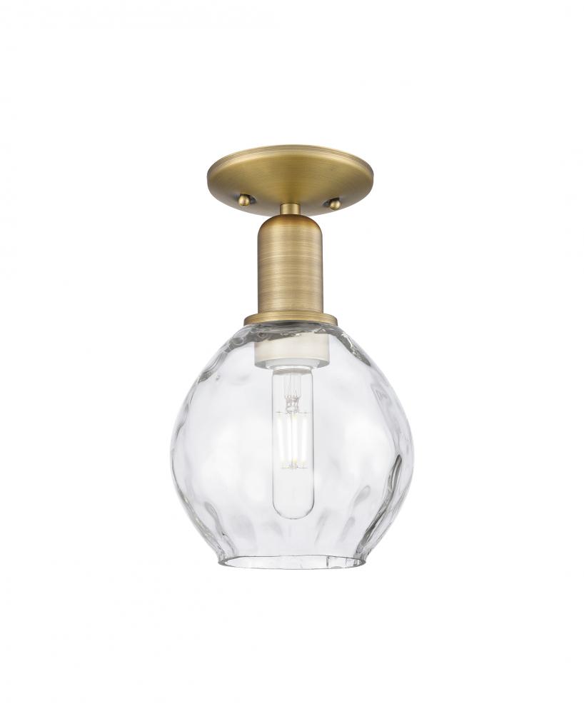 Waverly - 1 Light - 6 inch - Polished Chrome - Semi-Flush Mount