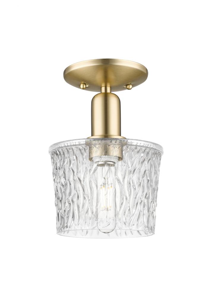 Niagara - 1 Light - 7 inch - Polished Chrome - Semi-Flush Mount