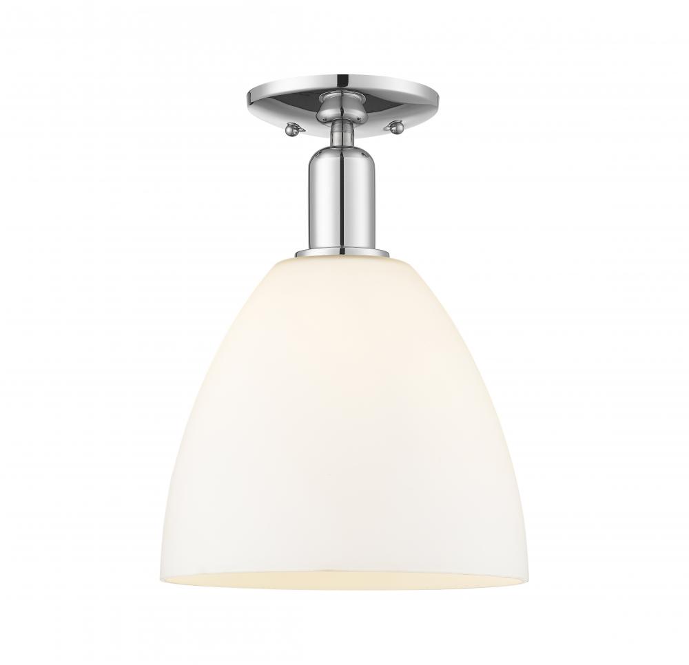 Bristol - 1 Light - 9 inch - Polished Chrome - Semi-Flush Mount