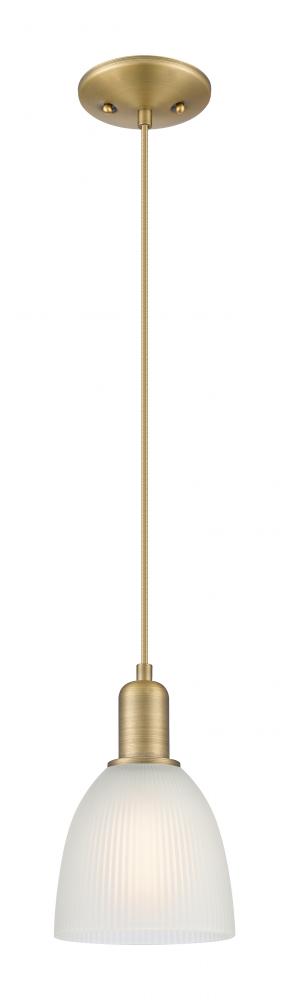 Castile - 1 Light - 6 inch - Black Antique Brass - Cord hung - Mini Pendant