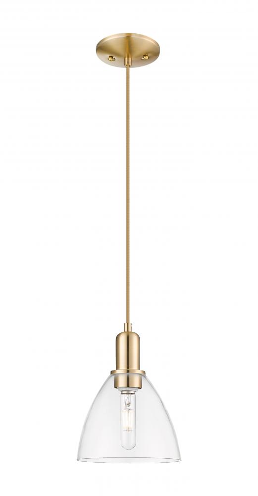 Bristol - 1 Light - 8 inch - Champagne Bronze - Cord hung - Mini Pendant