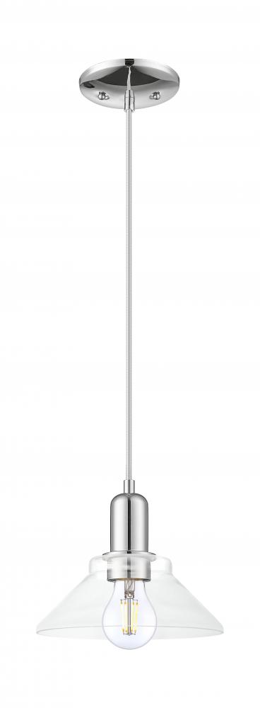 Orwell - 1 Light - 8 inch - Polished Chrome - Cord hung - Mini Pendant