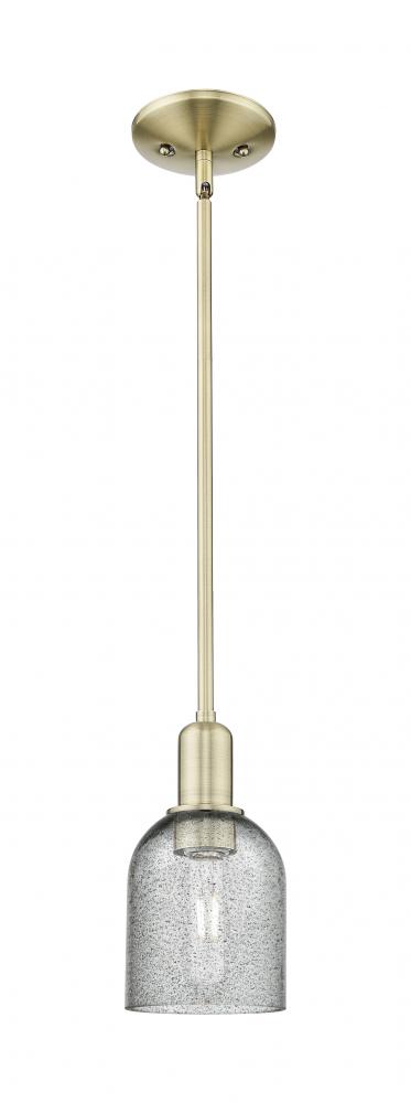 Caledonia - 1 Light - 5 inch - Polished Chrome - Stem hung - Mini Pendant