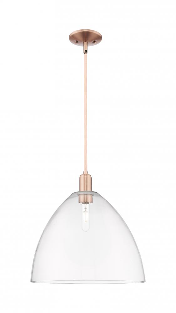 Bristol - 1 Light - 16 inch - Antique Copper - Stem hung - Mini Pendant