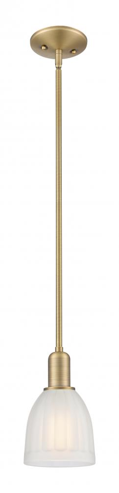 Brookfield - 1 Light - 6 inch - Antique Brass - Stem hung - Mini Pendant