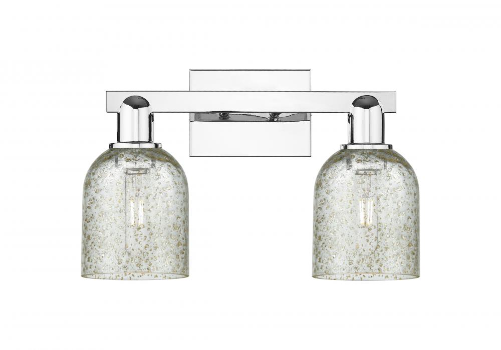 Caledonia - 2 Light - 16 inch - Polished Chrome - Bath Vanity Light