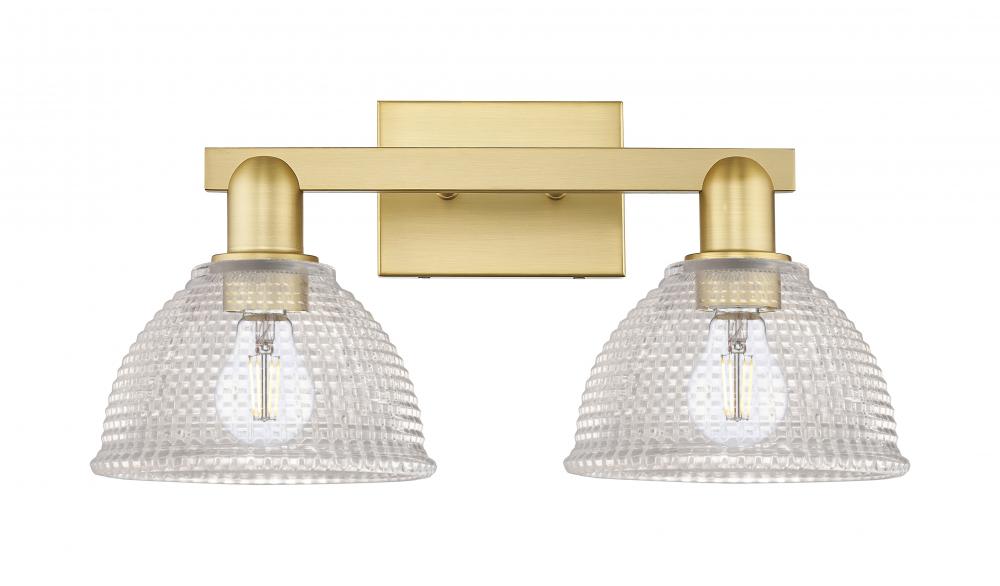 Arietta - 2 Light - 19 inch - Satin Gold - Bath Vanity Light