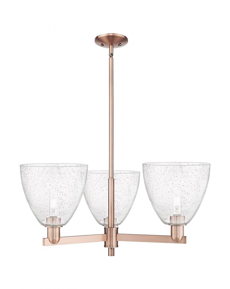 Bristol - 3 Light - 31 inch - Antique Copper - Stem hung - Pendant