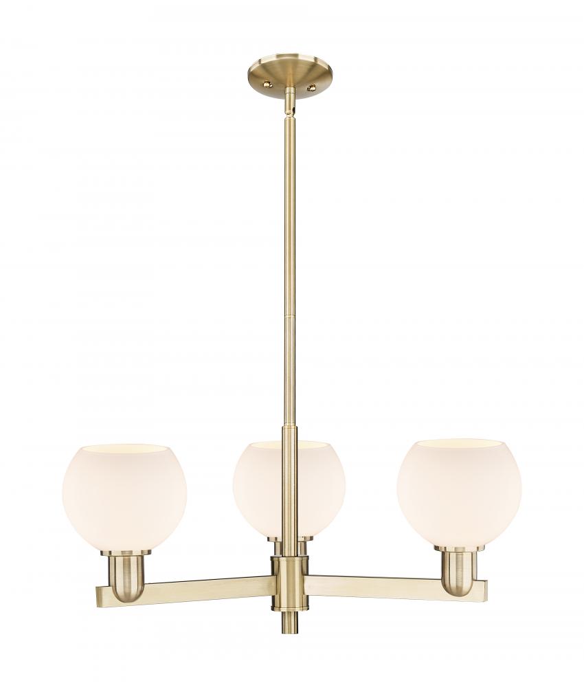 Athens - 3 Light - 28 inch - Champagne Bronze - Stem hung - Pendant