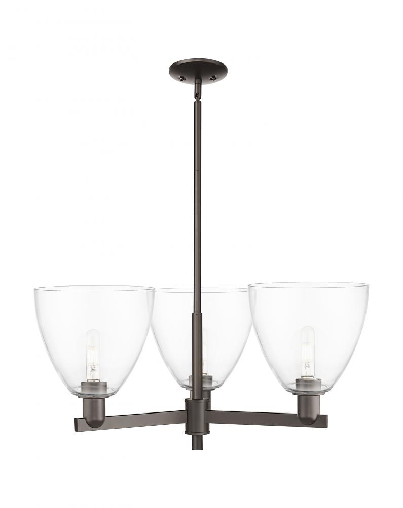 Bristol - 3 Light - 31 inch - Oil Rubbed Bronze - Stem hung - Pendant