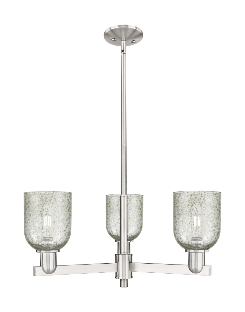 Caledonia - 3 Light - 27 inch - Satin Nickel - Stem hung - Pendant