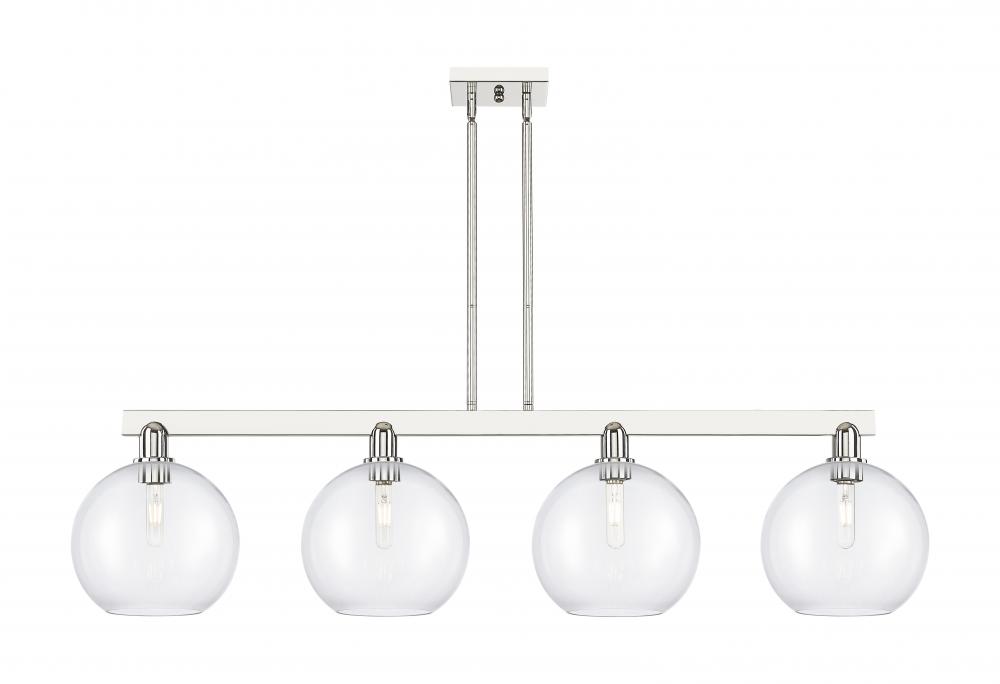 Athens - 4 Light - 53 inch - Polished Chrome - Stem hung - Island Light