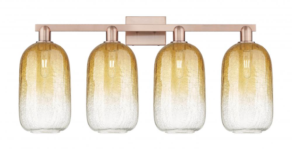 Brookhaven Cloche - 4 Light - 36 inch - Antique Copper - Bath Vanity Light