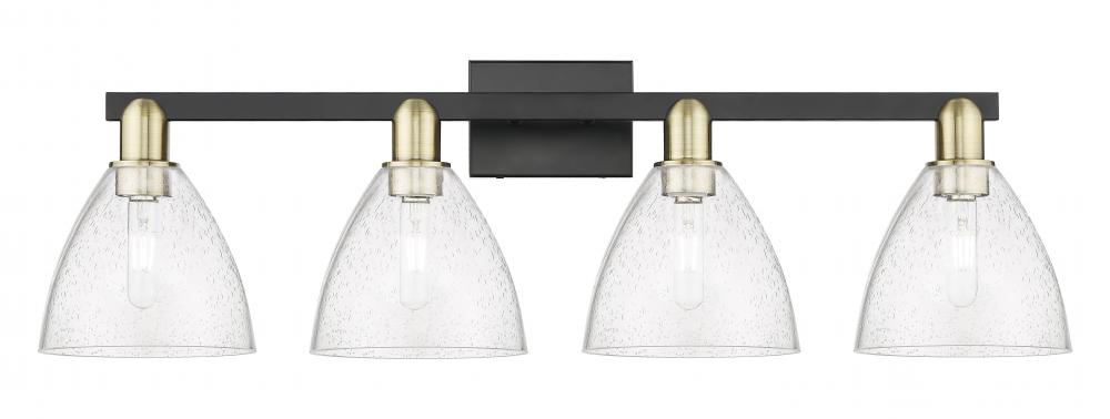 Bristol - 4 Light - 35 inch - Black Antique Brass - Bath Vanity Light
