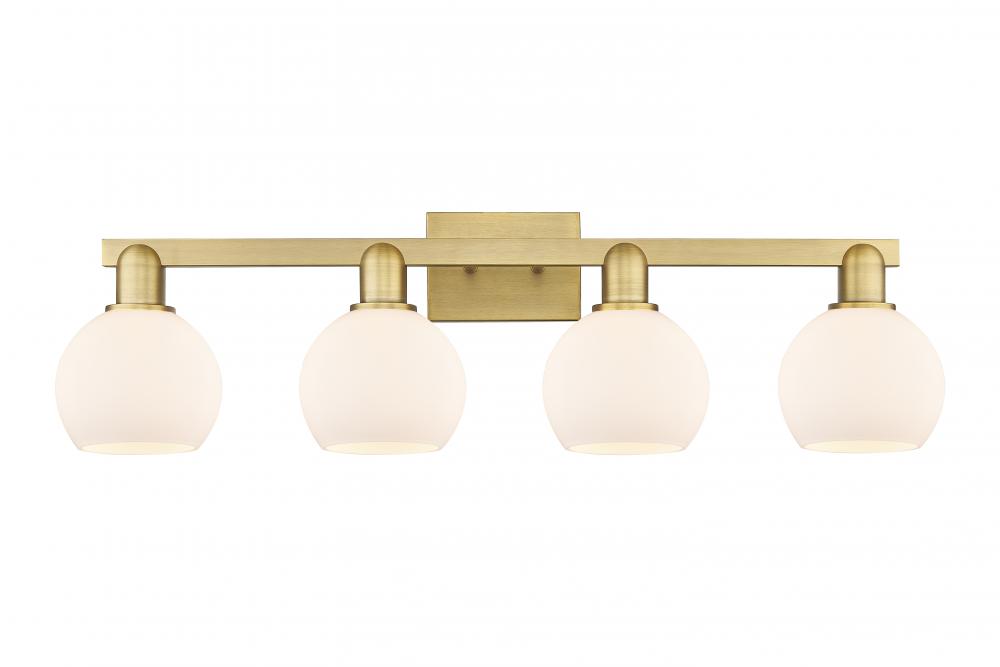 Athens - 4 Light - 33 inch - Brushed Brass - Bath Vanity Light