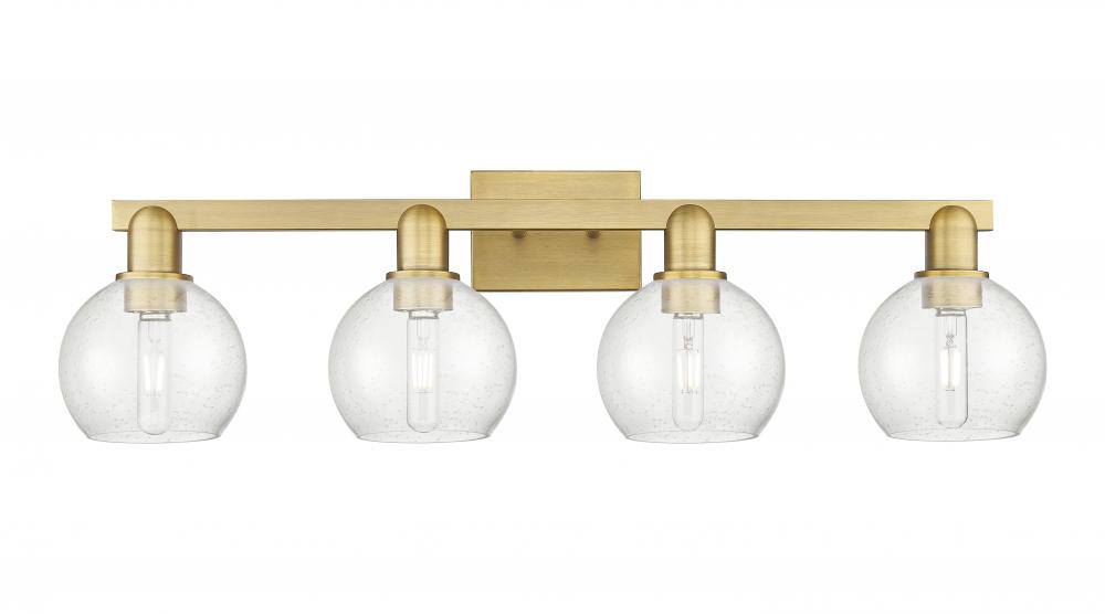 Athens - 4 Light - 33 inch - Brushed Brass - Bath Vanity Light