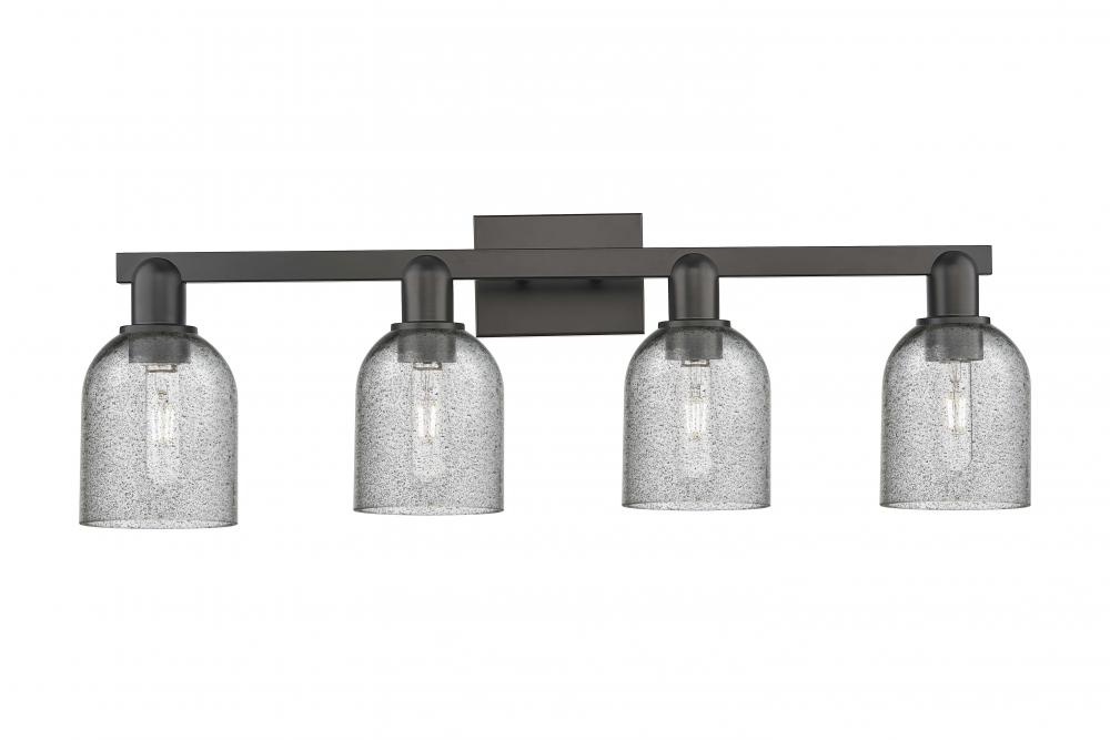 Caledonia - 4 Light - 32 inch - Matte Black - Bath Vanity Light