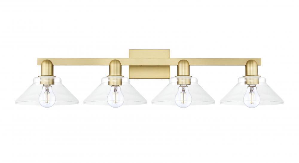Orwell - 4 Light - 35 inch - Satin Gold - Bath Vanity Light