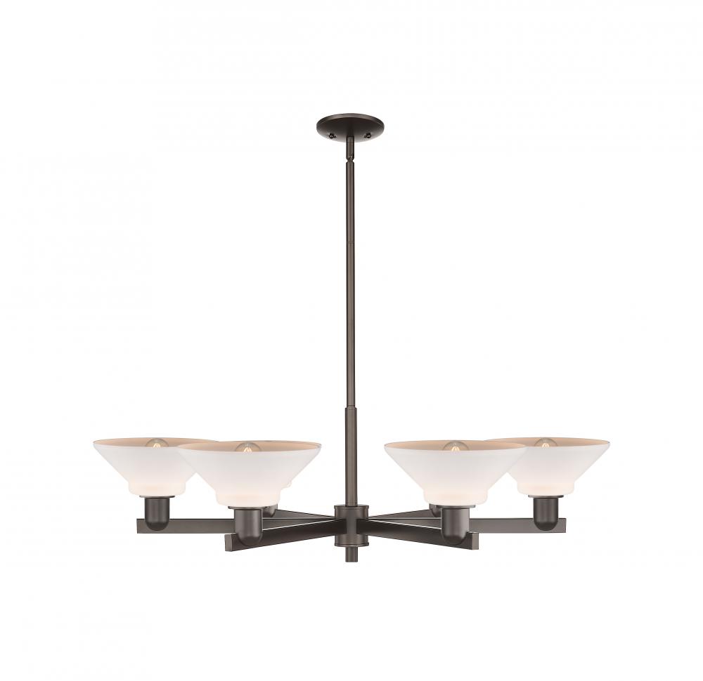 Orwell - 6 Light - 38 inch - Oil Rubbed Bronze - Stem hung - Chandelier