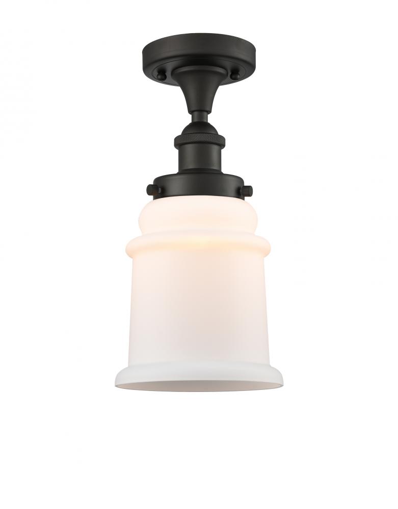 Canton - 1 Light - 6 inch - Oil Rubbed Bronze - Semi-Flush Mount