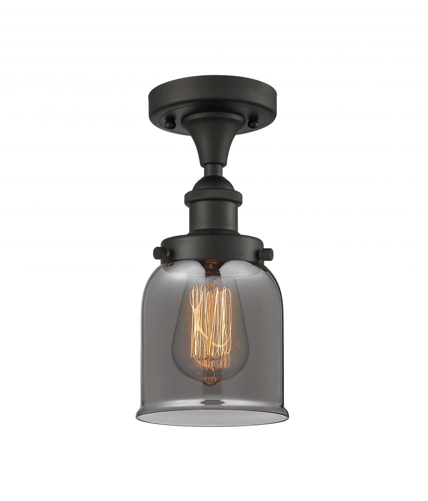 Bell - 1 Light - 5 inch - Oil Rubbed Bronze - Semi-Flush Mount