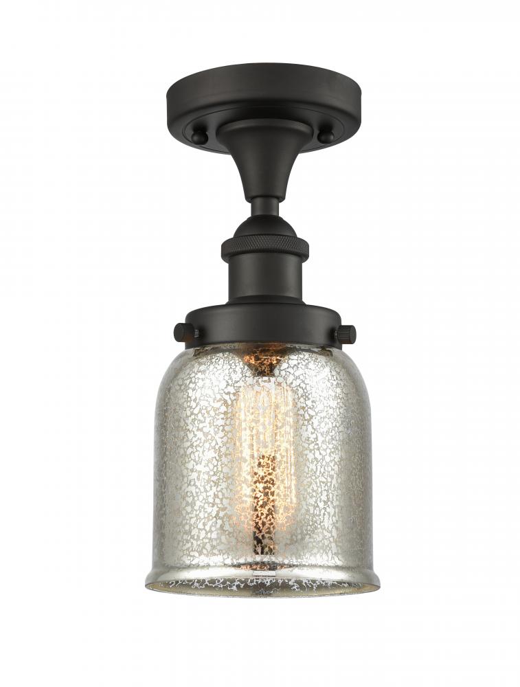 Bell - 1 Light - 5 inch - Oil Rubbed Bronze - Semi-Flush Mount