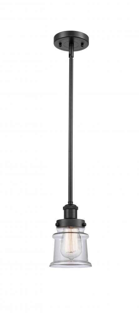 Canton - 1 Light - 6 inch - Matte Black - Mini Pendant