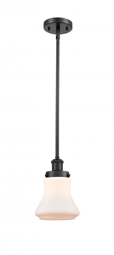 Bellmont - 1 Light - 6 inch - Matte Black - Mini Pendant