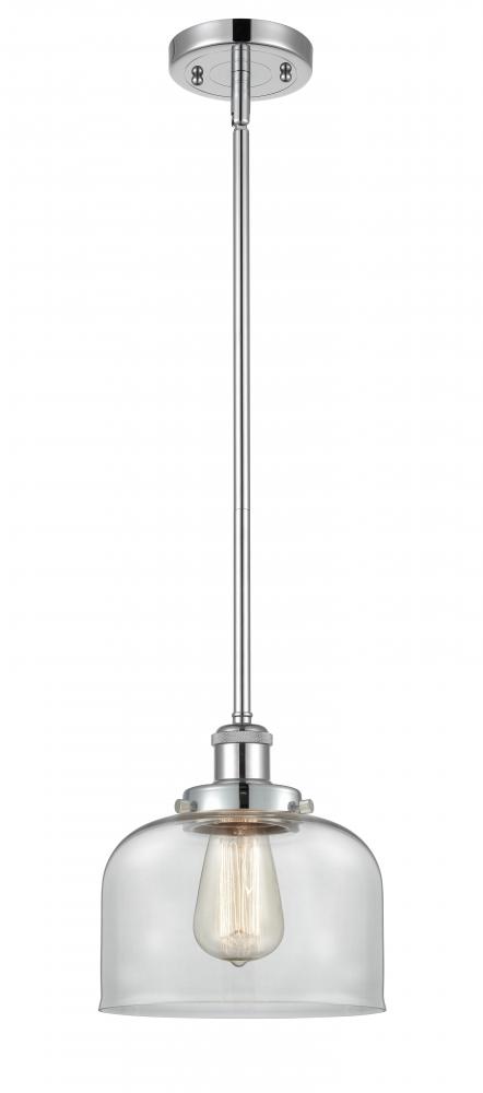 Bell - 1 Light - 8 inch - Polished Chrome - Mini Pendant