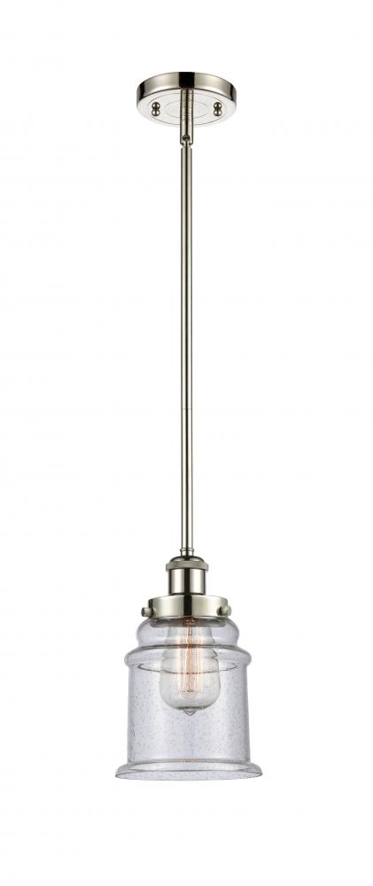 Canton - 1 Light - 6 inch - Polished Nickel - Mini Pendant