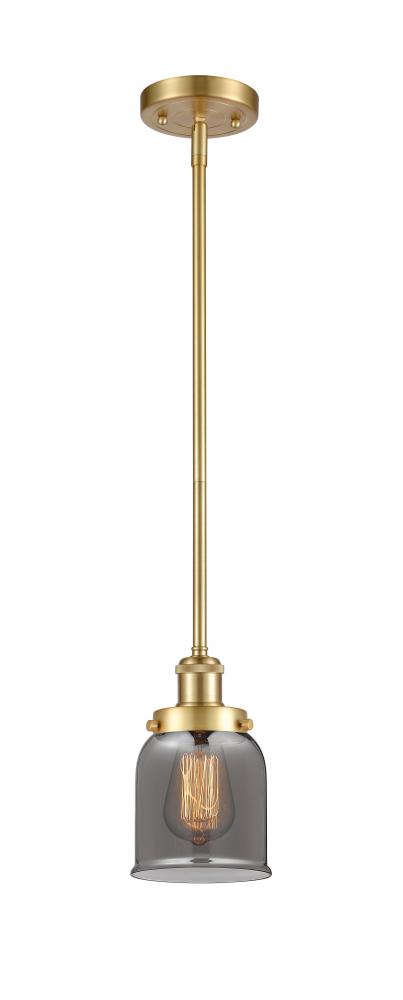 Bell - 1 Light - 5 inch - Satin Gold - Mini Pendant