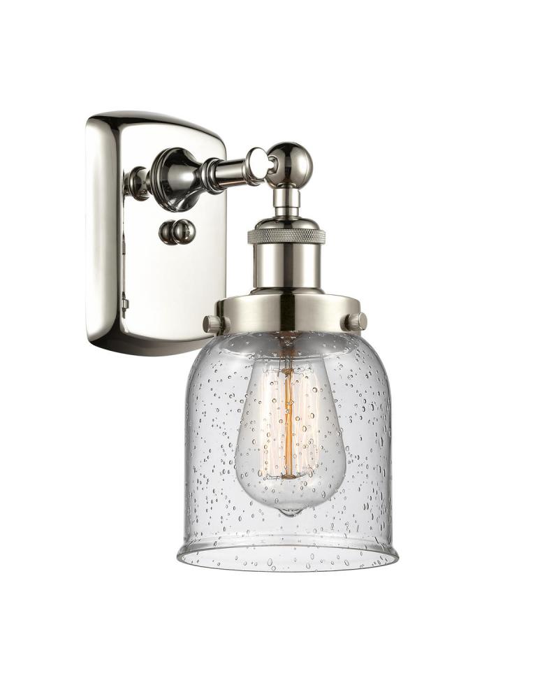Bell - 1 Light - 5 inch - Polished Nickel - Sconce